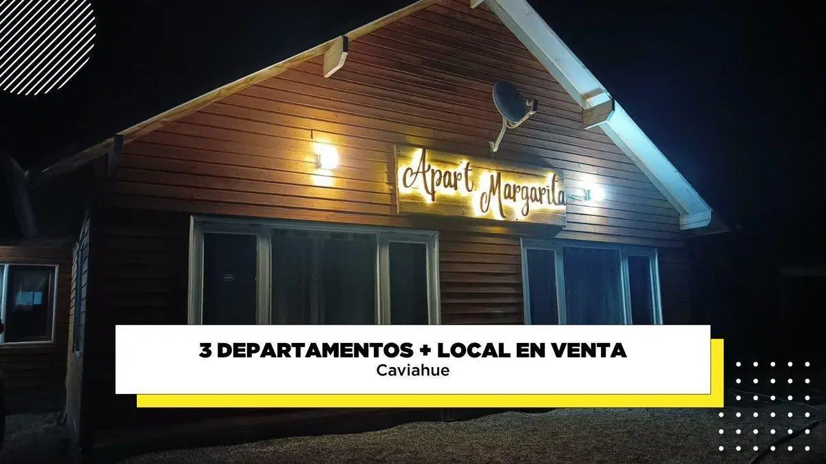 3 dptos + 1 monoambiente en venta  - caviahue 2