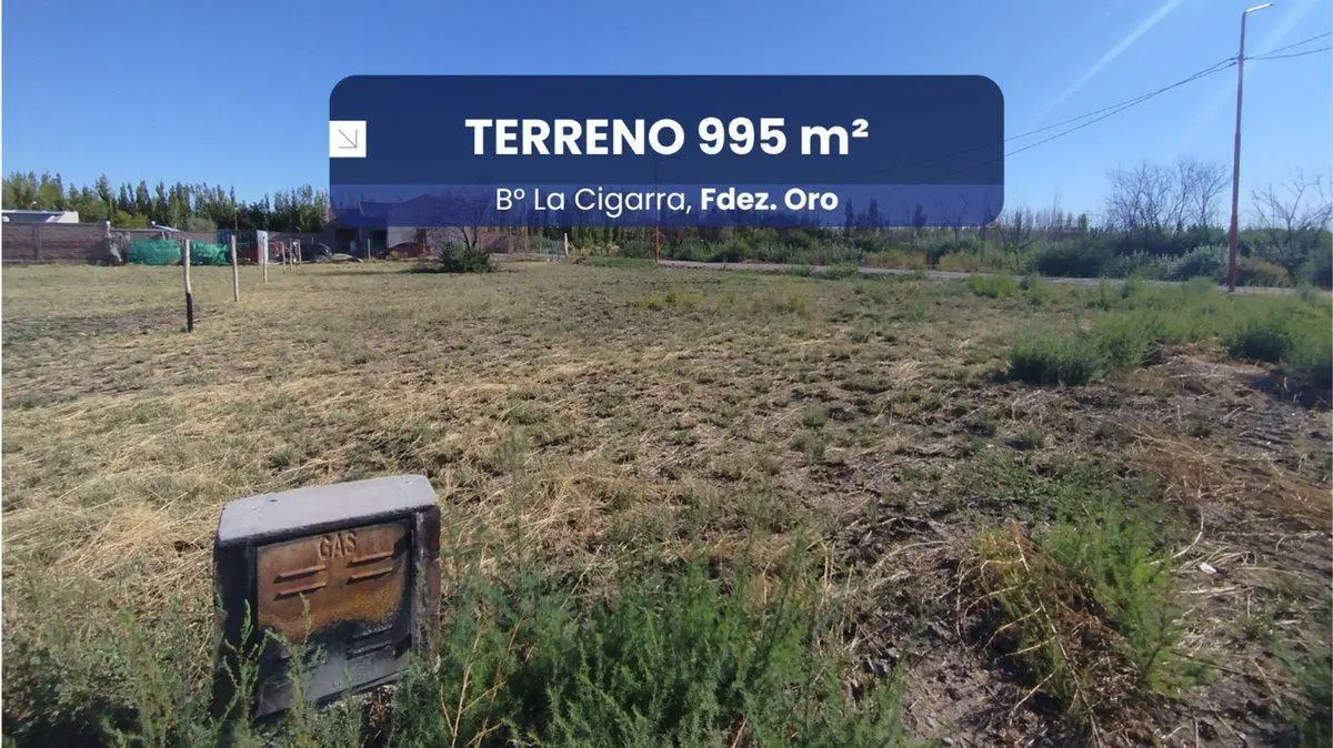 Terreno en Venta - B° La Cigarra - F. Oro 3