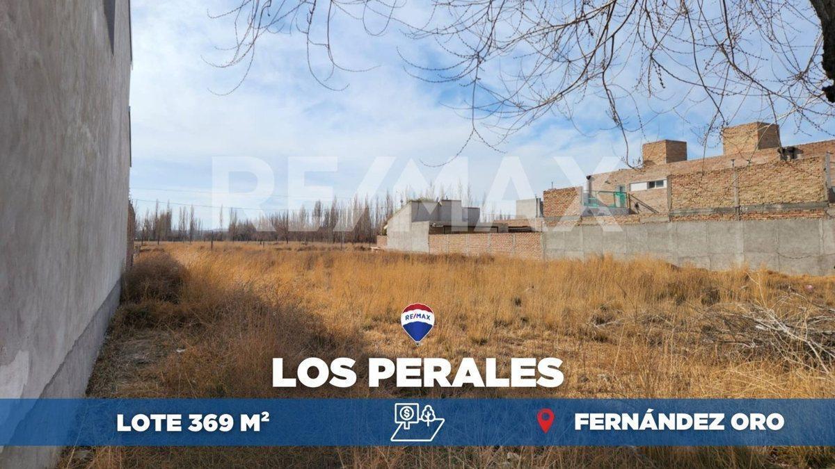 LOTE DE 369 M2 EN LOS PERALES FERNANDEZ ORO