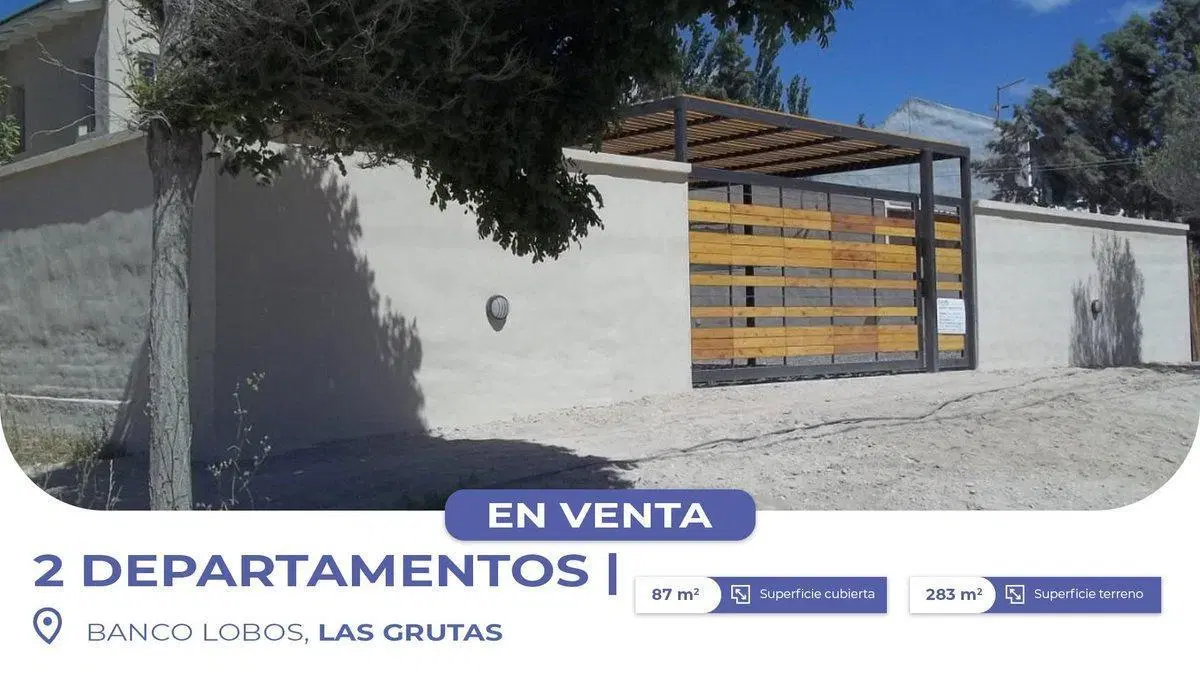 VENTA DE 2 DEPARTAMENTOS DE 1 DORMITORIO LAS GRUTA 4