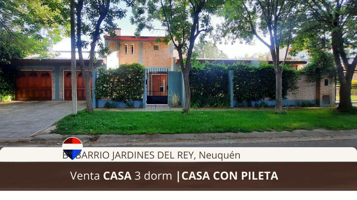 VENTA CASA 3 DORMITORIOS -JARDINES DEL REY NEUQUEN