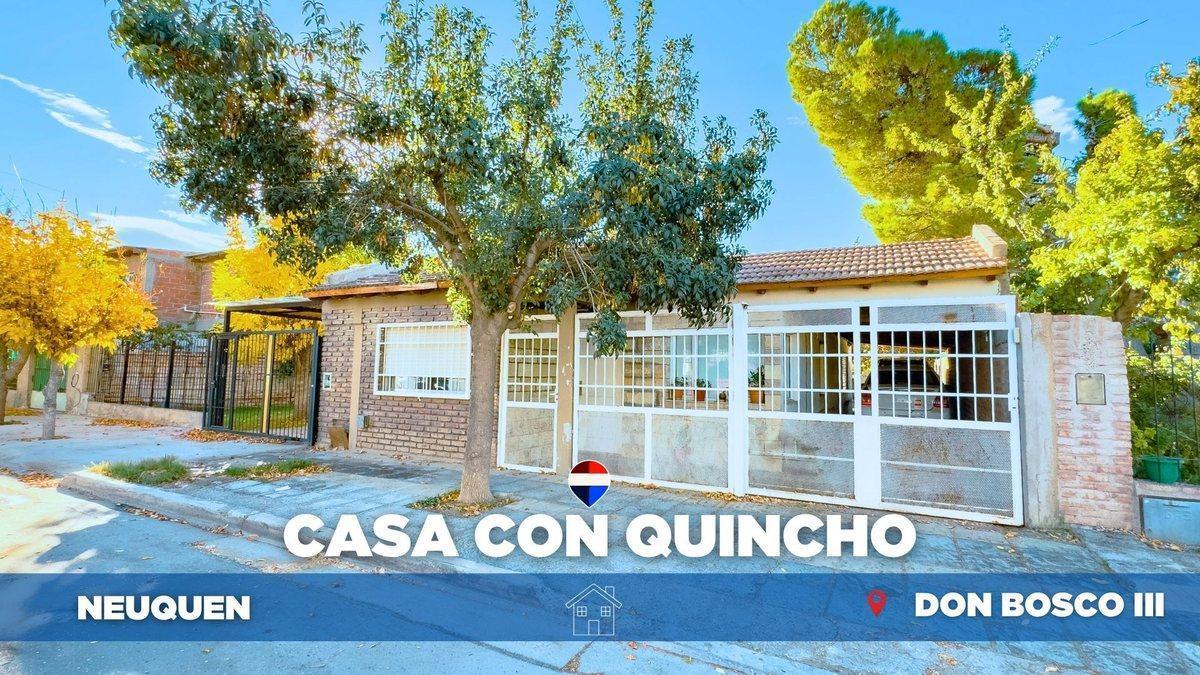 CASA DE DOS DORMITORIOS CON QUINCHO, NEUQUÉN