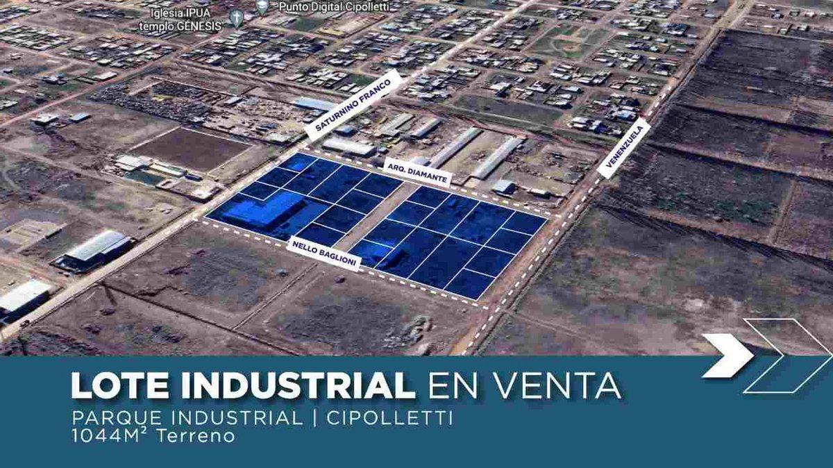 LOTE EN VENTA | PARQUE INDUSTRIAL CIPOLLETTI