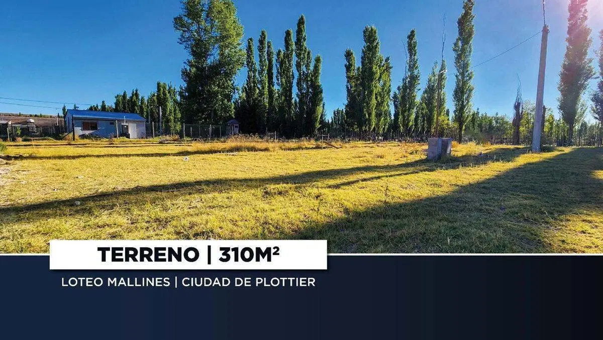 VENTA! TERRENO EN PLOTTIER | LOTEO MALLINES 4