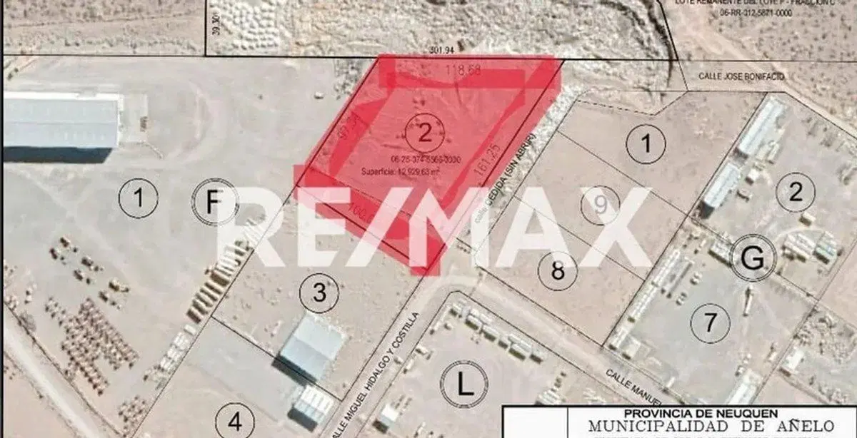 Venta terreno con galpon parque industrial Añelo 4