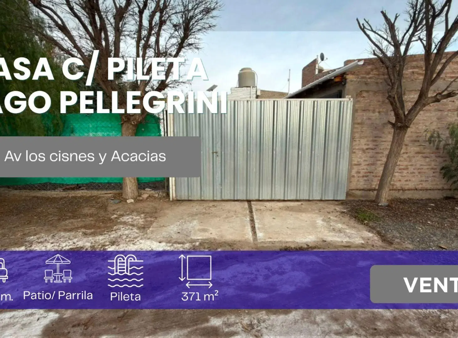 VENTA CASA 3 DORMITORIOS EN LAGO PELLEGRINI 2