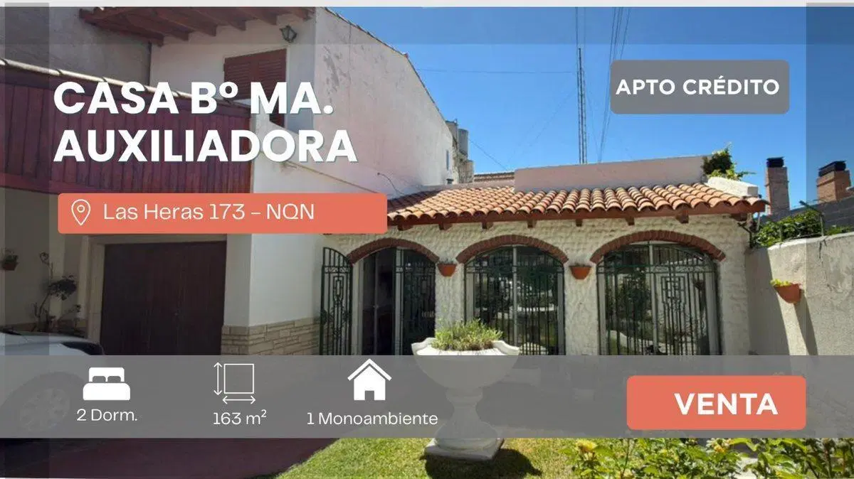 VENTA CASA 2 DOMITORIOS C/MONOAMBIENTE NEUQUÉN 5