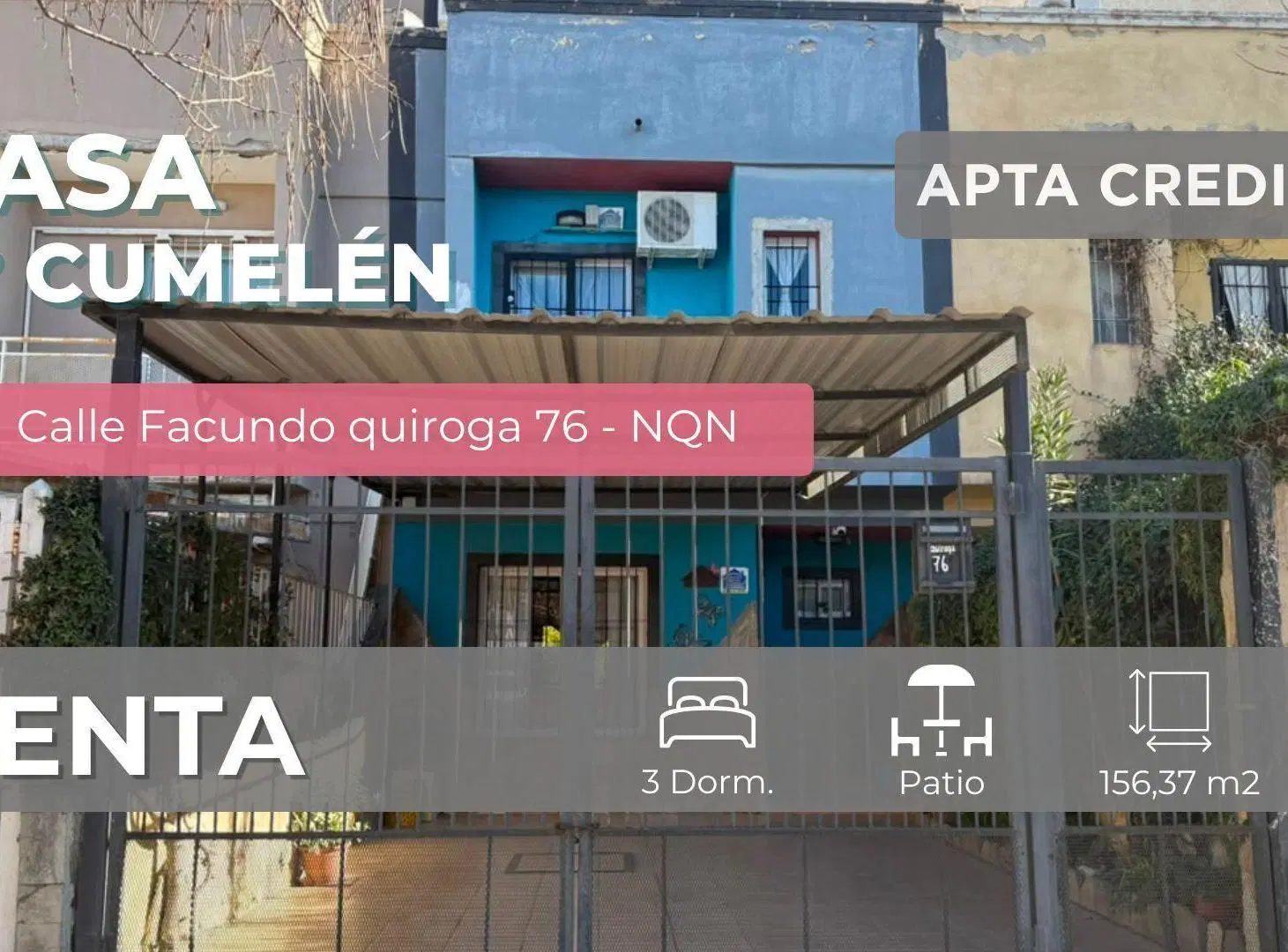 VENTA TRIPLEX 3 DORMITORIOS B° CUMELEN NQN 5