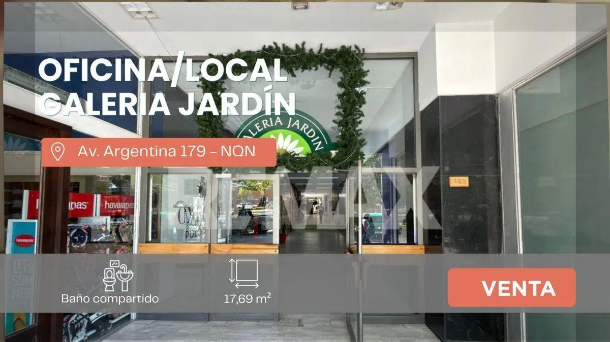 VENTA OFICINA/LOCAL GALERIA JARDIN AV. ARGENITINA 2
