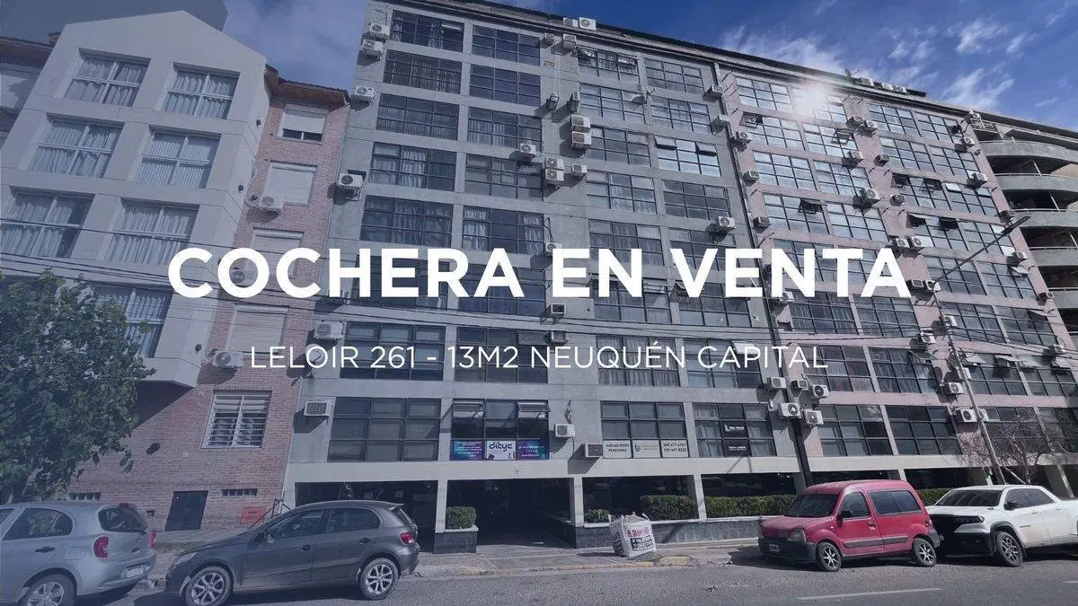 COCHERA EN VENTA SOBRE CALLE LELOIR NEUQUÉN 5