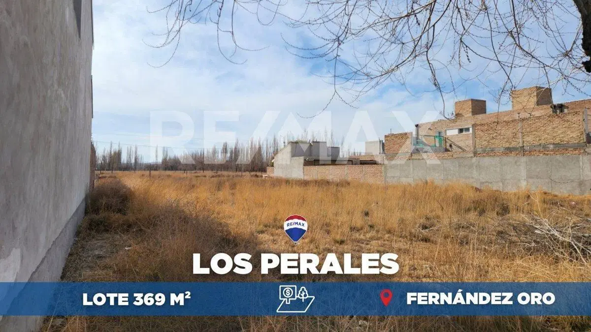 LOTE DE 369 M2 EN LOS PERALES FERNANDEZ ORO 5