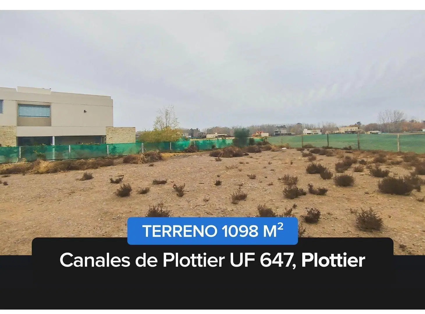 VENTA TERRENO EN CANALES DE PLOTTIER UF 647 NQN 5