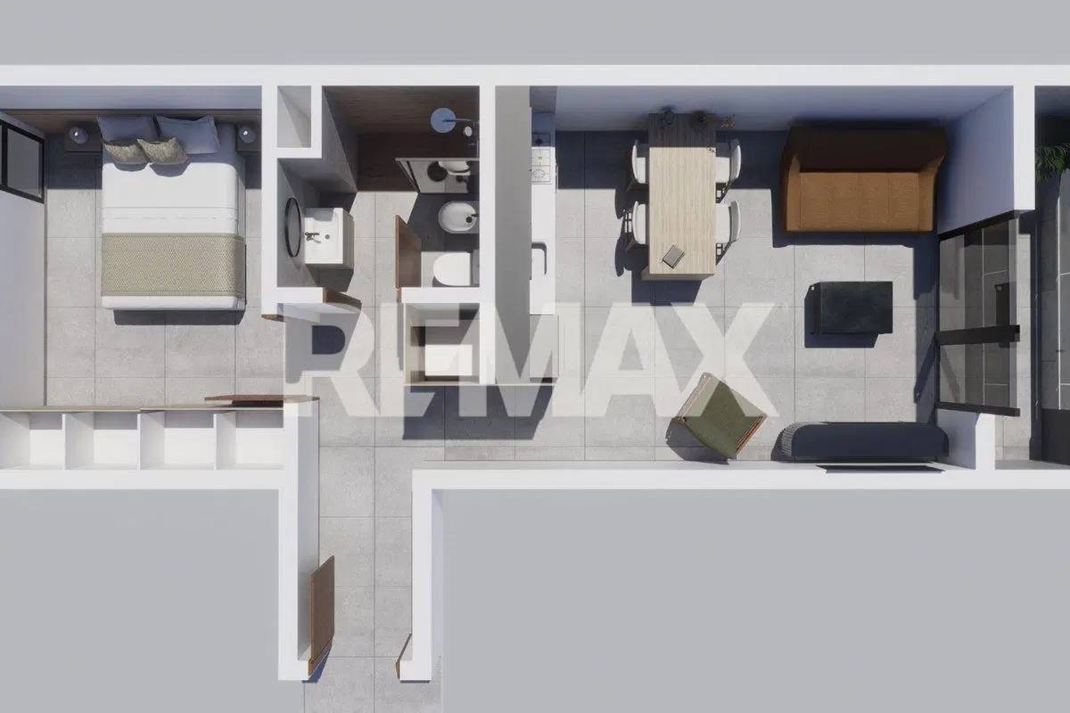 VENTA DEPARTAMENTO 1 DORMITORIO EN POZO 2