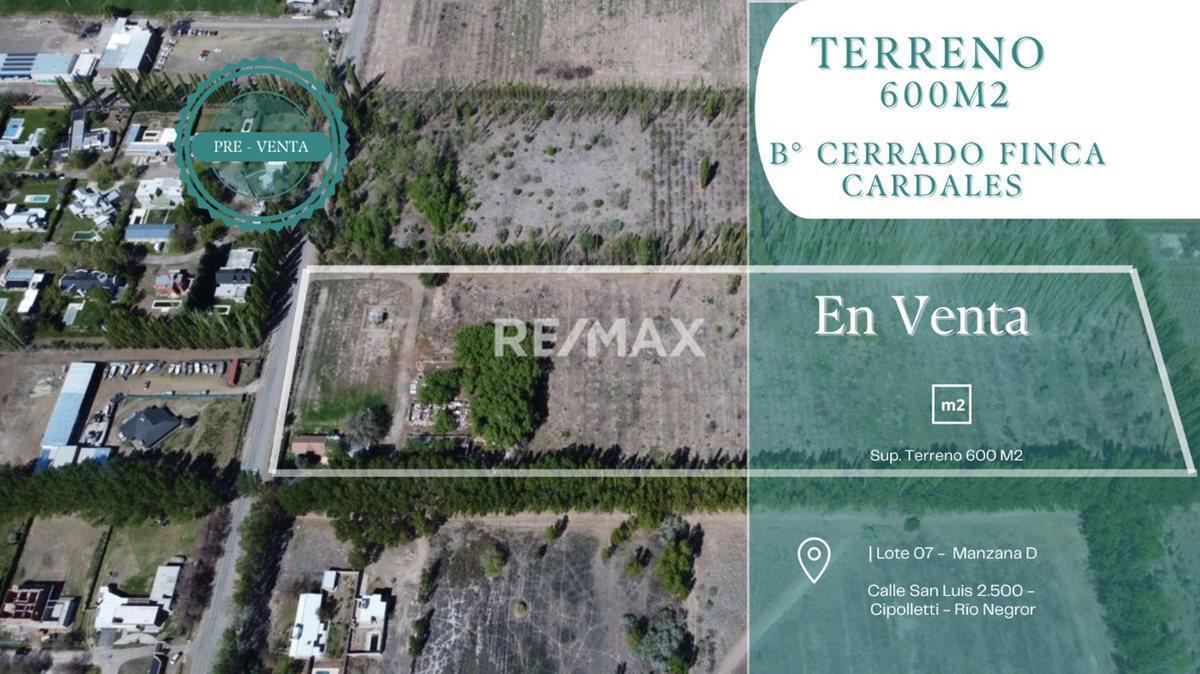 Foto de VENTA LOTE B° CERRADO FINCA CARDALES CIPOLLETTI, imagen 4