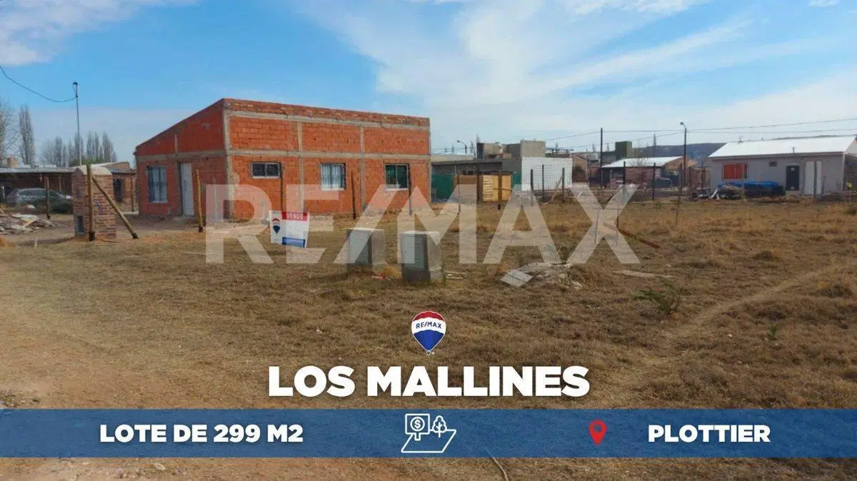 VENTA LOTE LOS MALLINES 299 M2 EN PLOTTIER 4