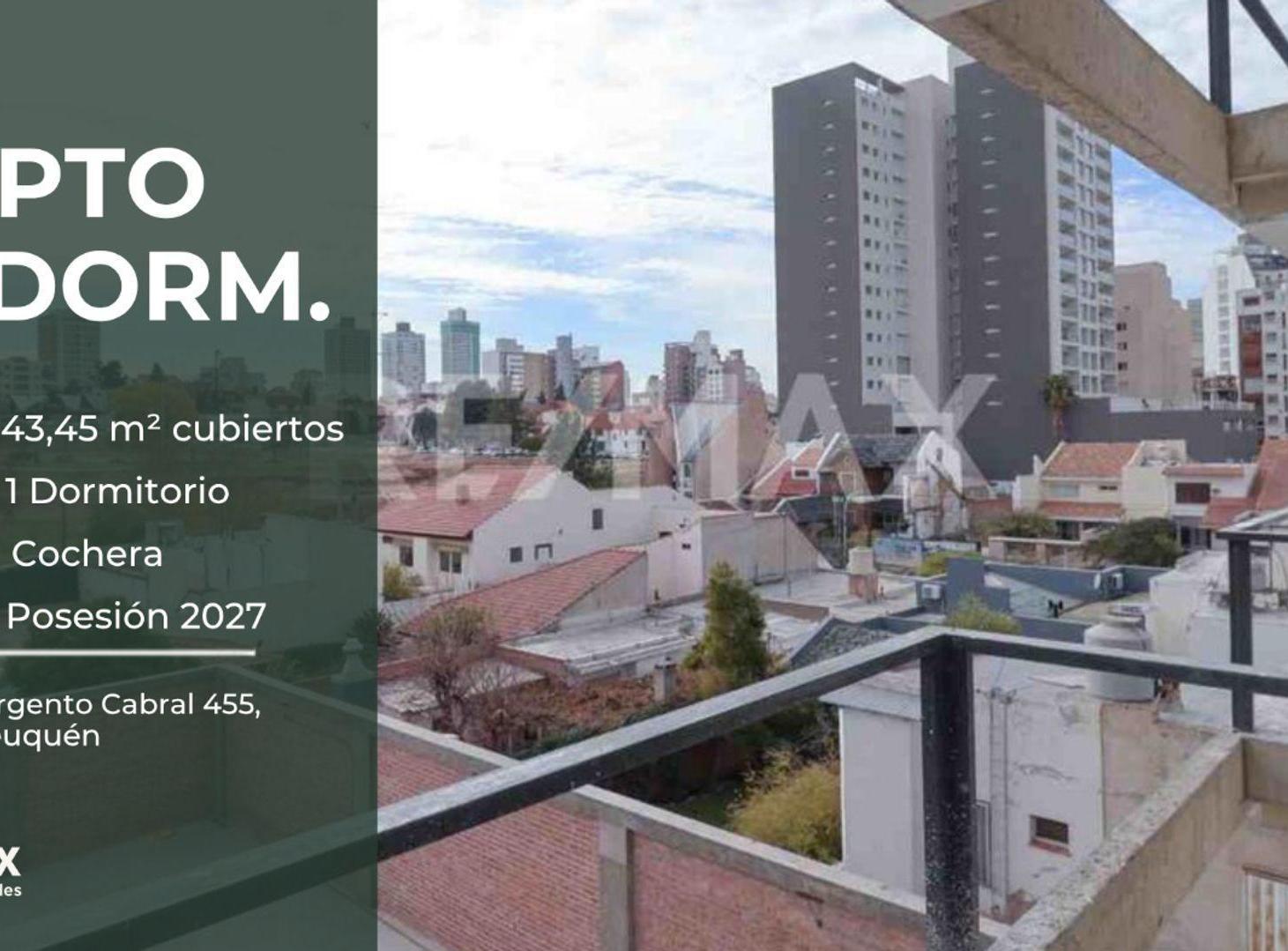Foto de VENTA DEPARTAMENTO 1 DORMITORIO CON COCHERA, imagen 2