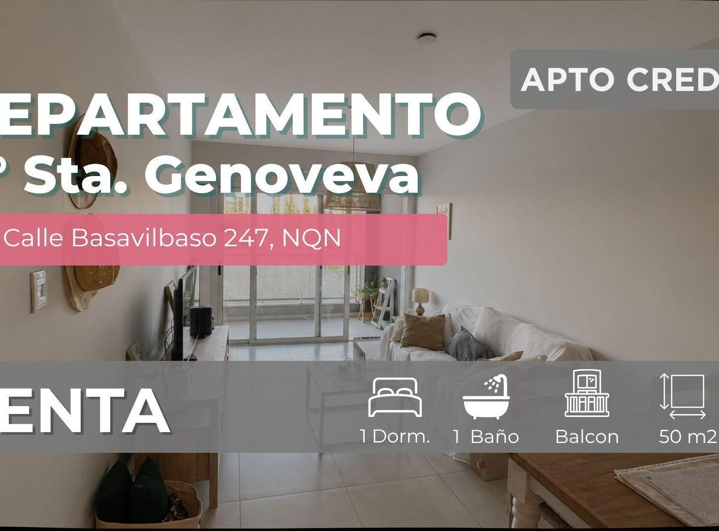 Foto de VENTA DEPTO 1 DOMRITORIO B° STA. GENOVEVA NQN, imagen 2