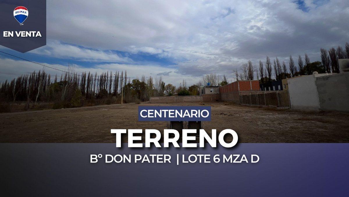 Foto de EN VENTA | LOTE Bº DON PATER | CENTENARIO, imagen 1