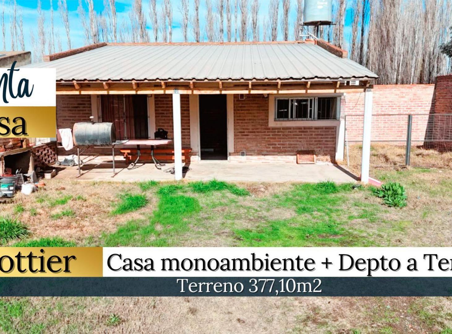 Foto de VENTA CASA MONOAMBIENTE Y DPTO (A TERMINAR) plot., imagen 2