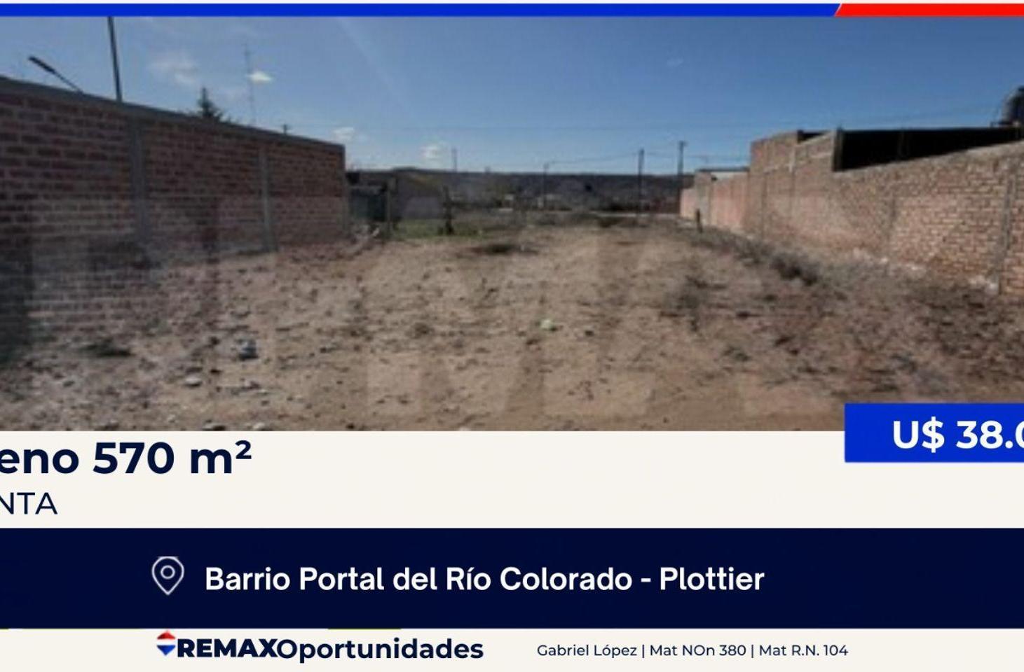Foto de VENTA LOTE - B° PORTAL RIO COLORADO - PLOTTIER, imagen 1