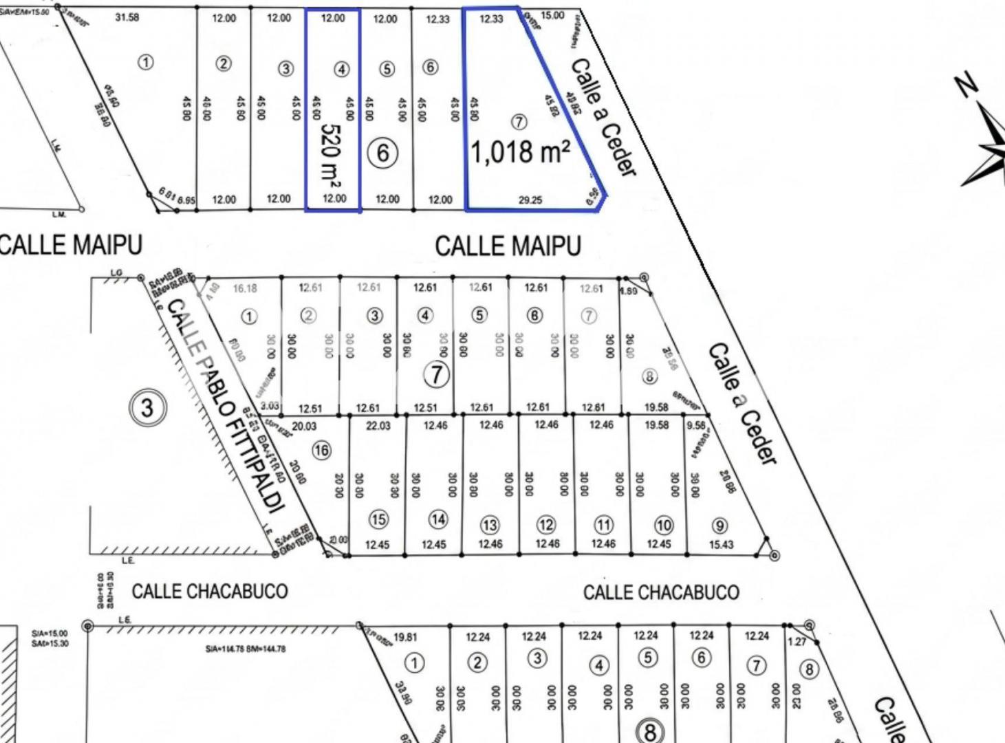 Foto de Lote 1.018 mt2 Barrio El Fortin - Centenario, imagen 3