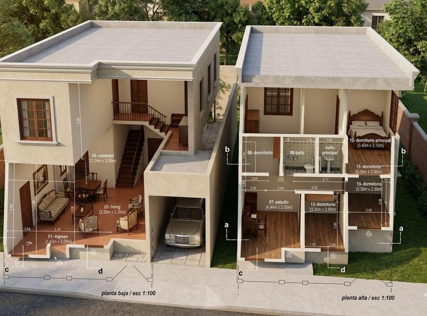 casa en construcción  3 dormitorios