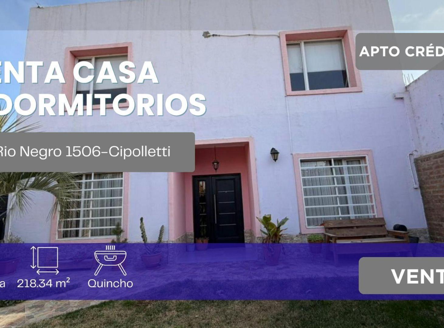 Foto de VENTA CASA 4 DOR. CALLE RIO NEGRO 1506-CIPOLLETTI, imagen 4