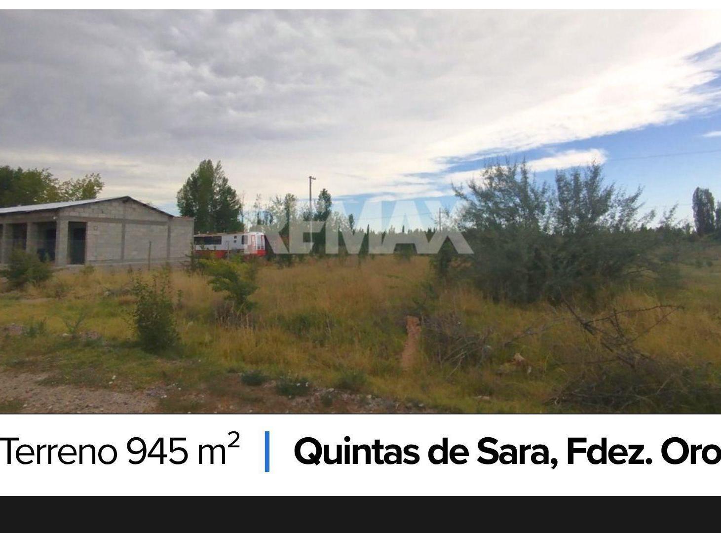 Foto de Terreno 945 m2, En venta-Quintas de Sara, Fdez Oro, imagen 2