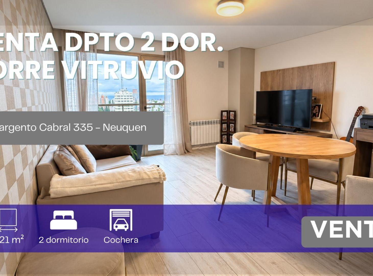 Foto de VENTA DEPARTAMENTO 2 DORMITORIOS CON COCHERA., imagen 2