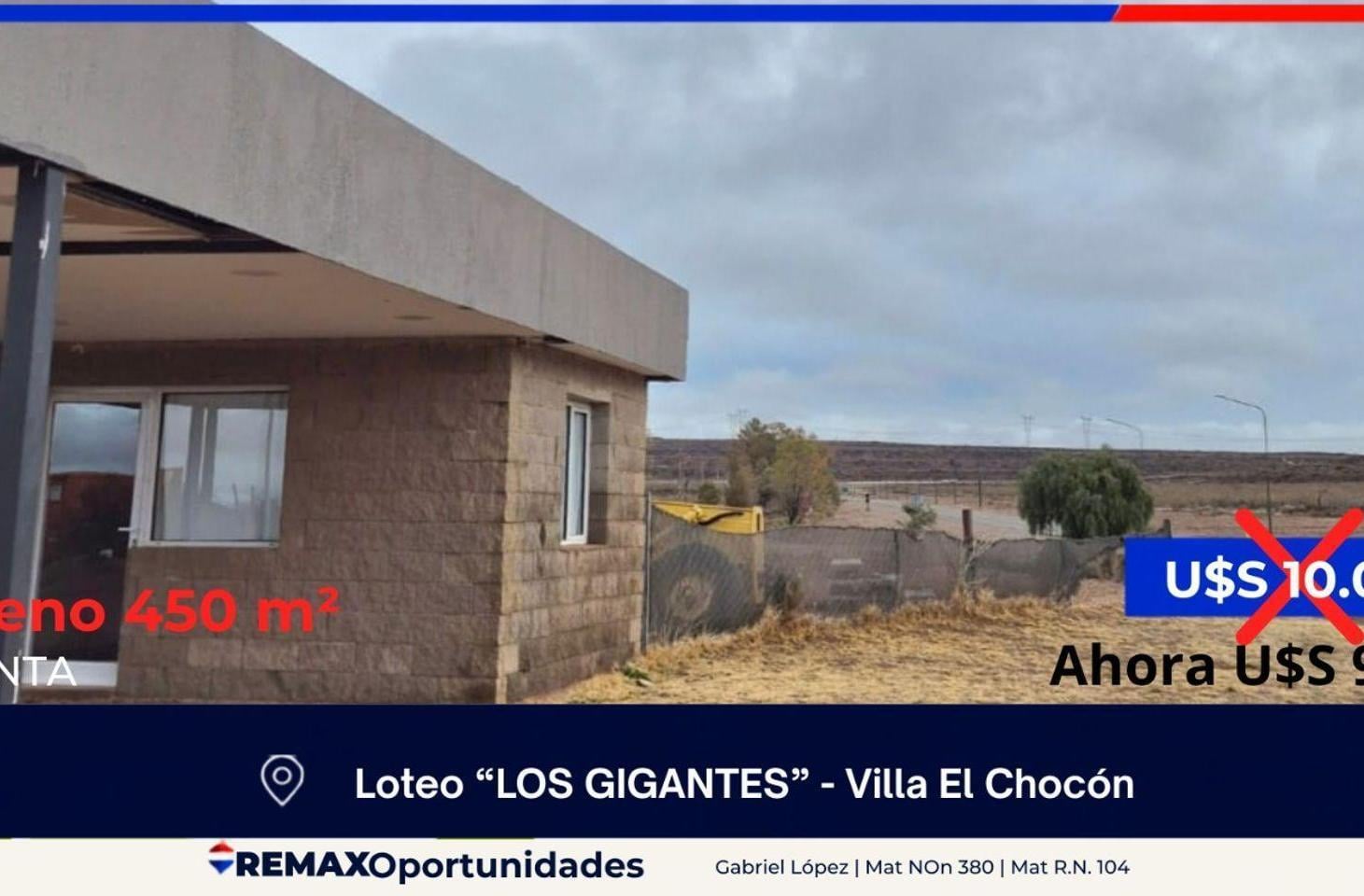 Foto de LOTE 450m2 B° LOS GIGANTES - VILLA EL CHOCON, imagen 2