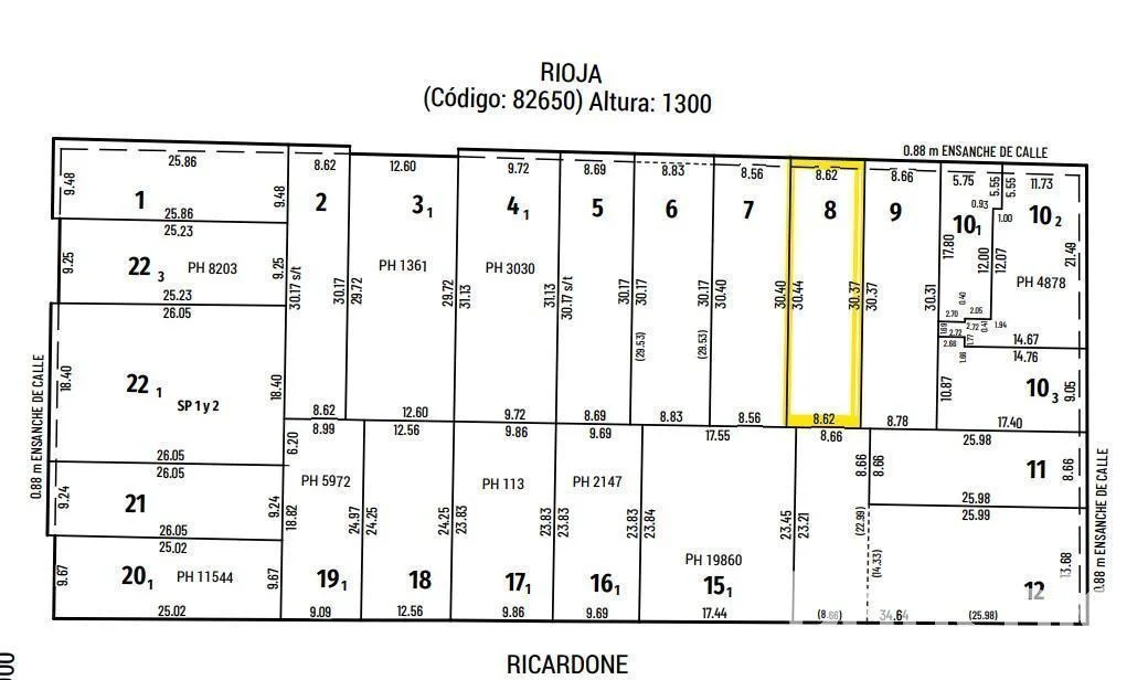 Venta Terreno en Rosario Centro