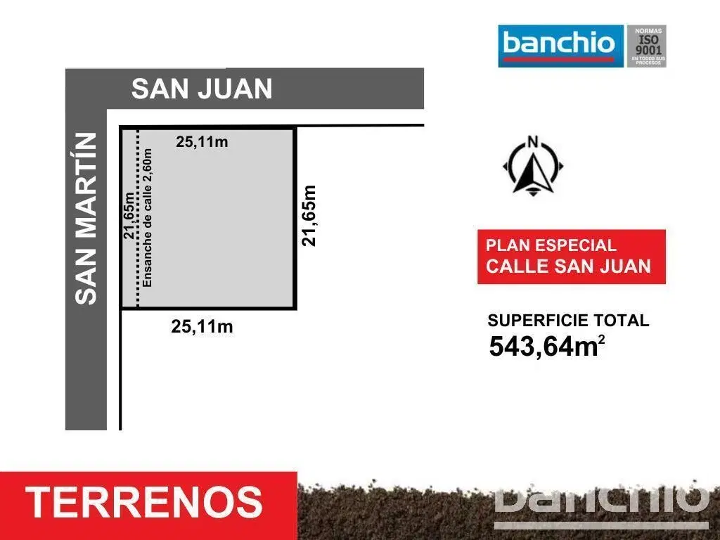 Venta Terreno apto Constructora - Centro Rosario 1