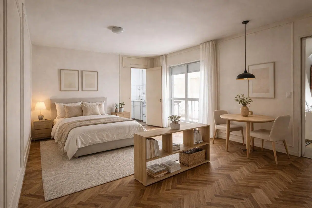 Departamento en venta en Caballito monoambiente con cocina separada 1