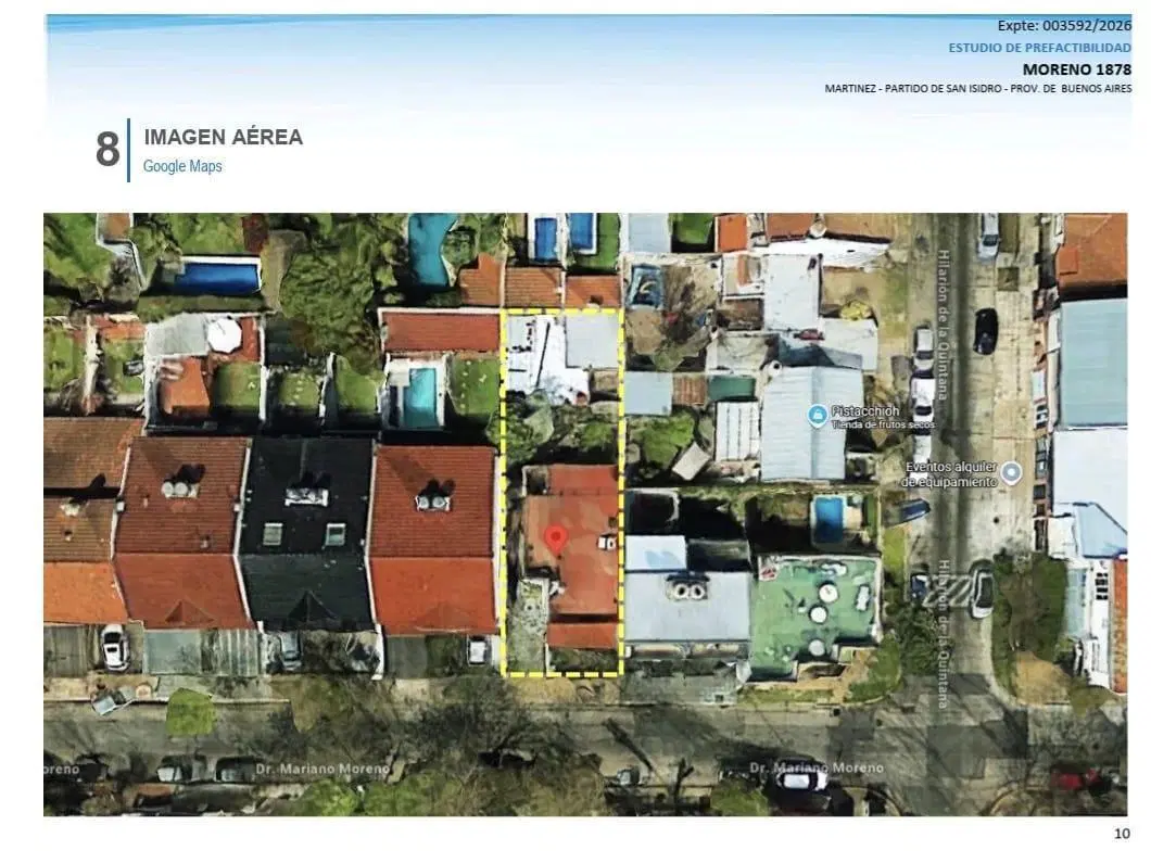 VENTA DE LOTE EN OLIVOS DE 284 M2 MARIANO MORENO 1880 ENTRE SARMIENTO Y QUINTANA 3