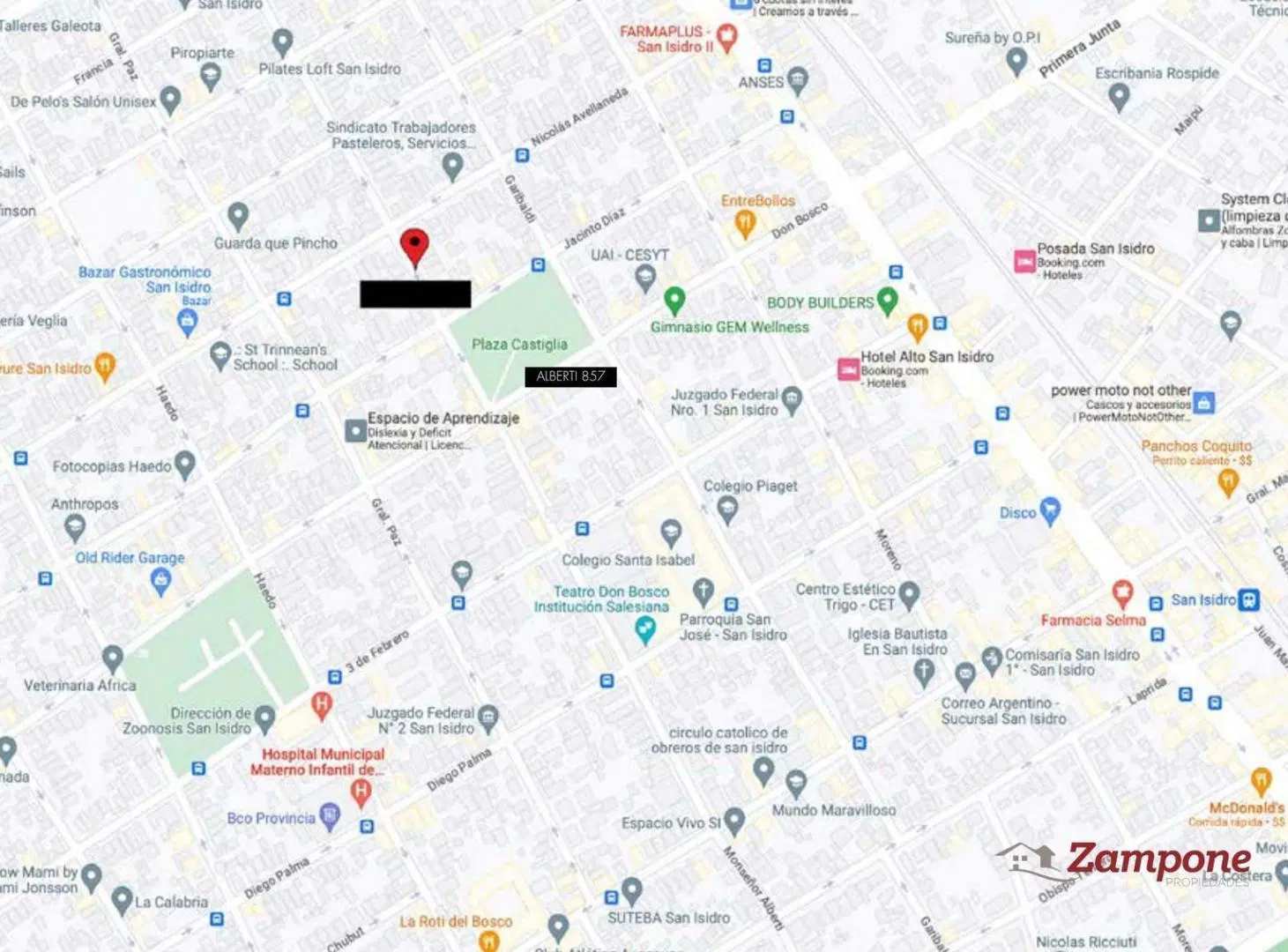 Venta departamentos Alberti al 800 San Isidro La Calabria Balcón Toilette FINANCIACION 3