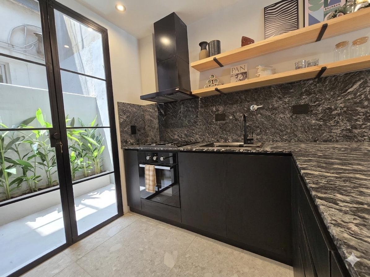 Departamento en planta baja con patio 2 ambientes