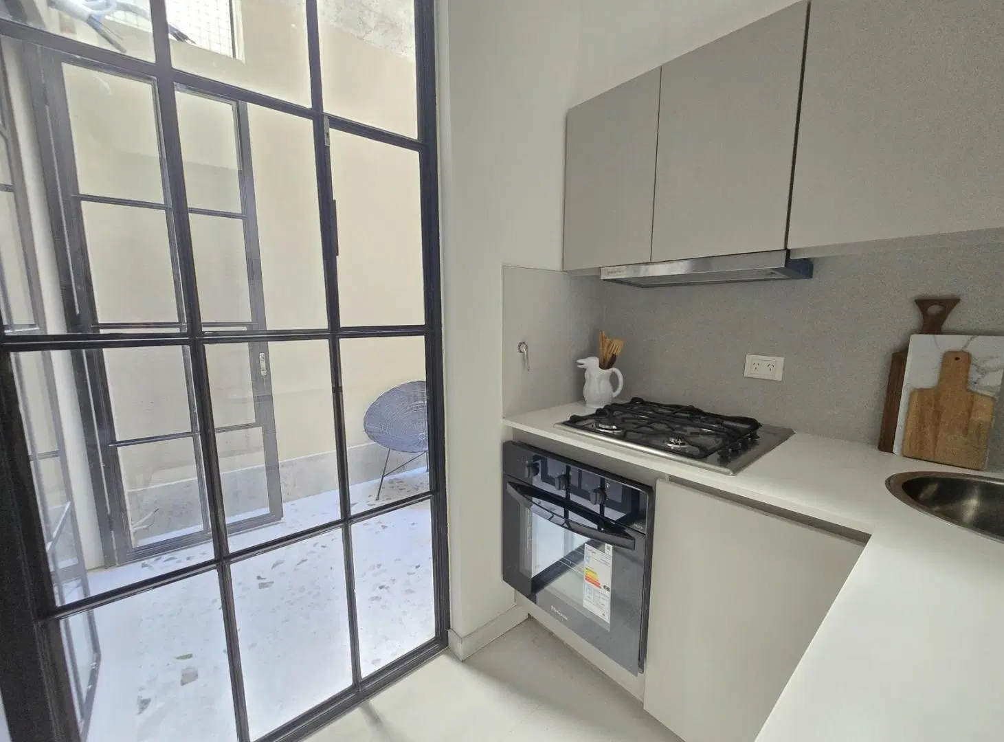 Departamento en Belgrano 2 ambientes con patio, Impecable. Bajas expensas, 4