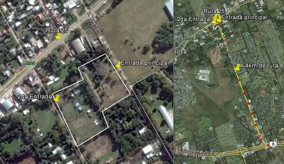 Terreno en venta calle caamaño al 1600, Pilar 3