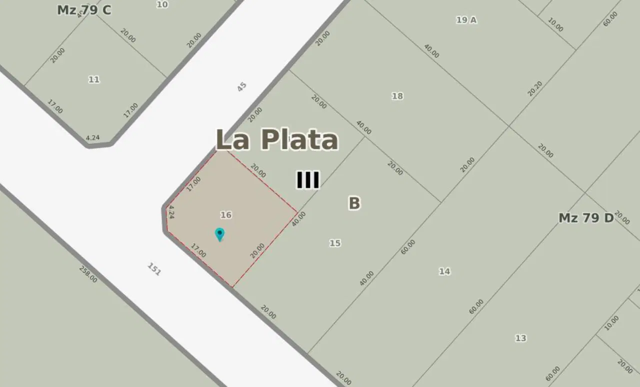 Lote en venta La Plata 2