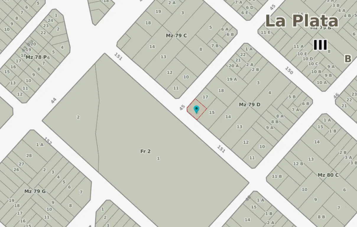 Lote en venta La Plata 1