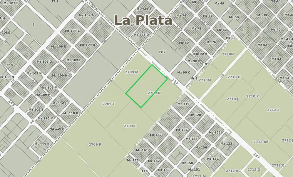 Lote en venta La Plata 3