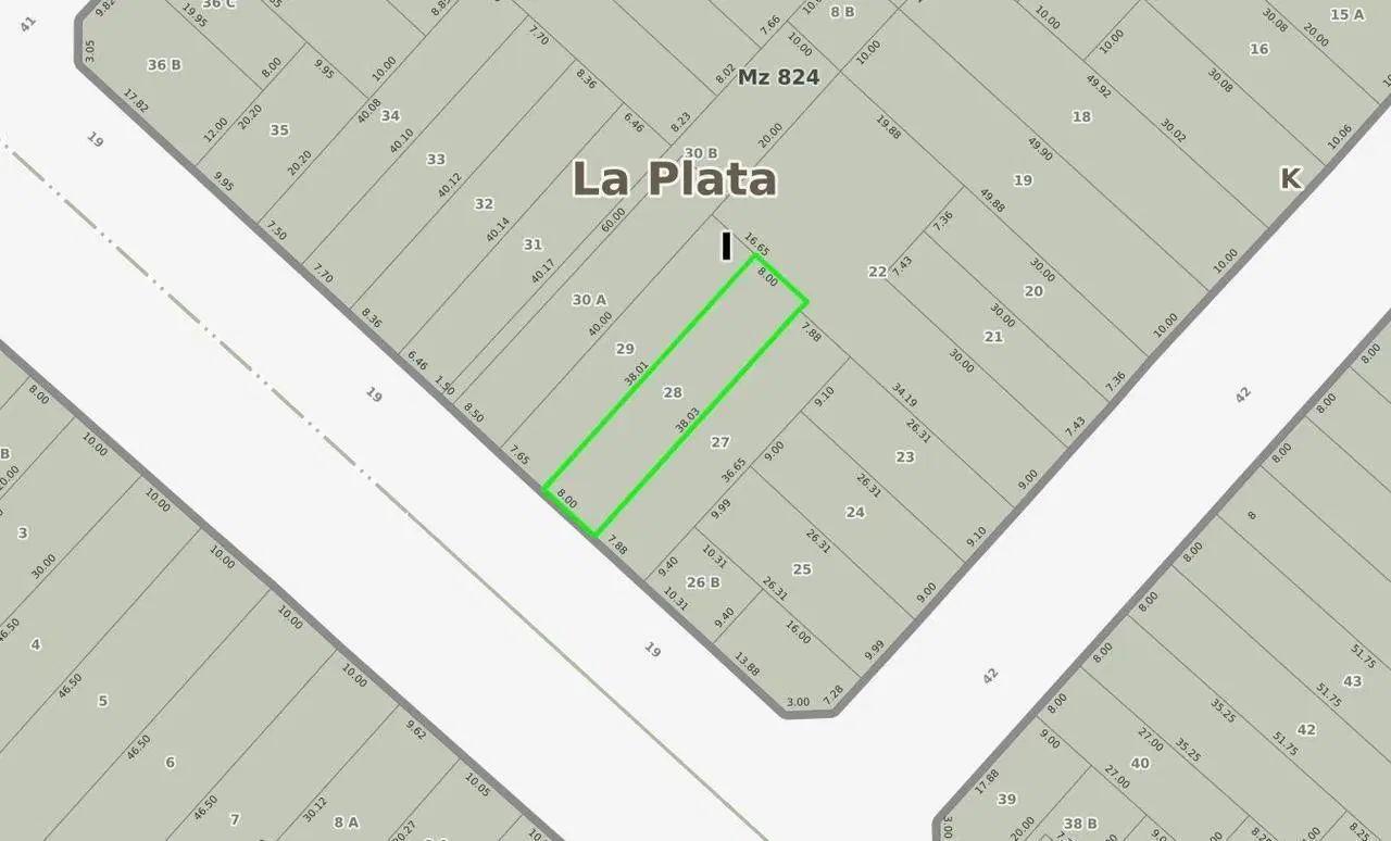 Terreno en Venta La Plata 2