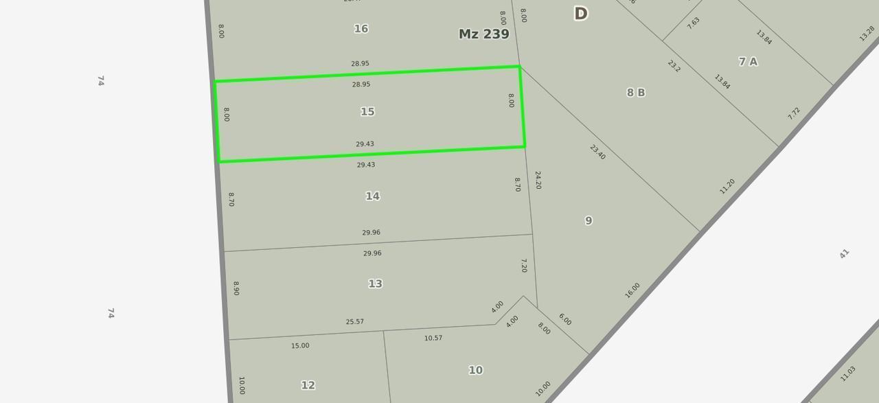 Terreno en venta en La Plata