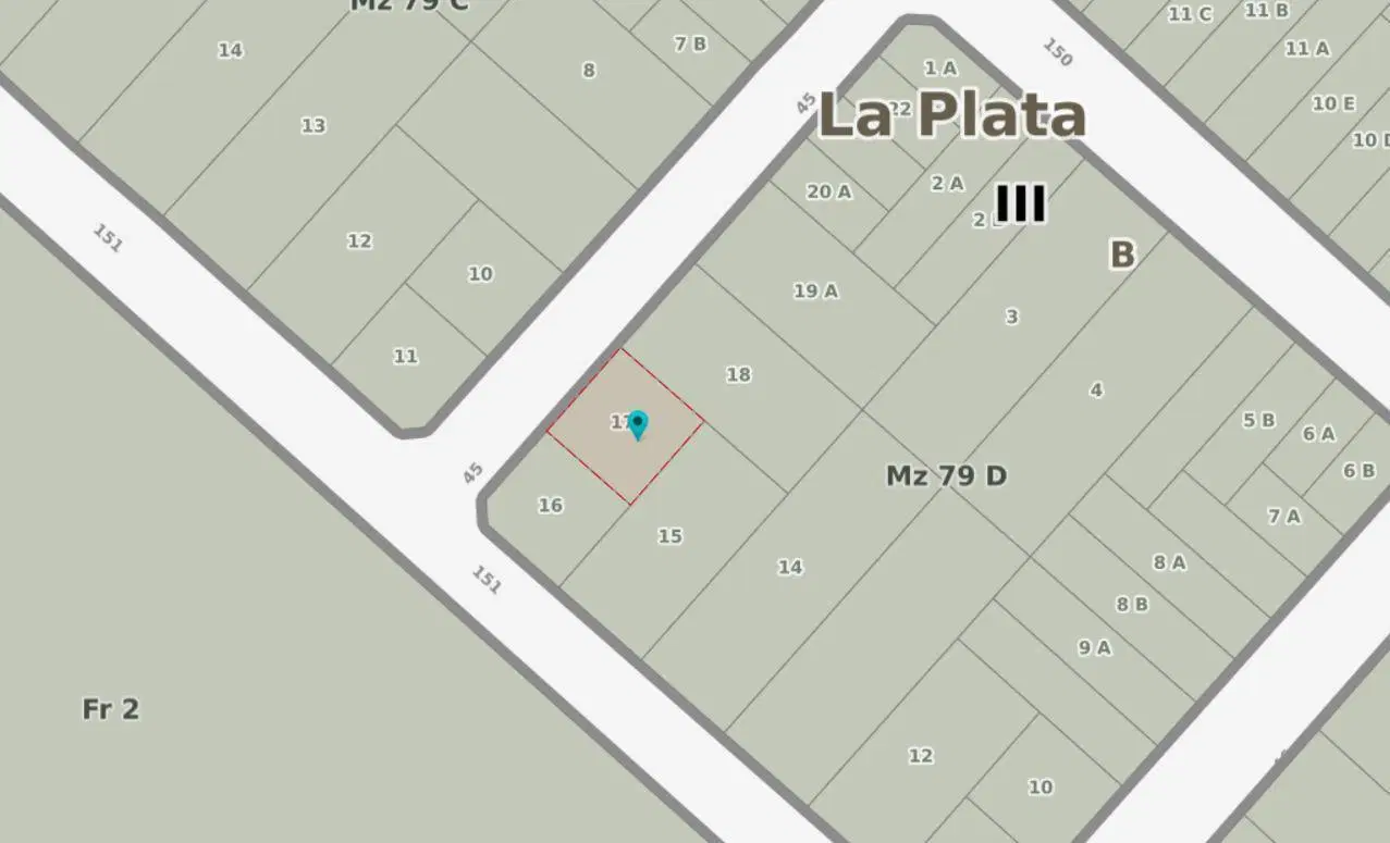 Terreno en venta en La Plata 3