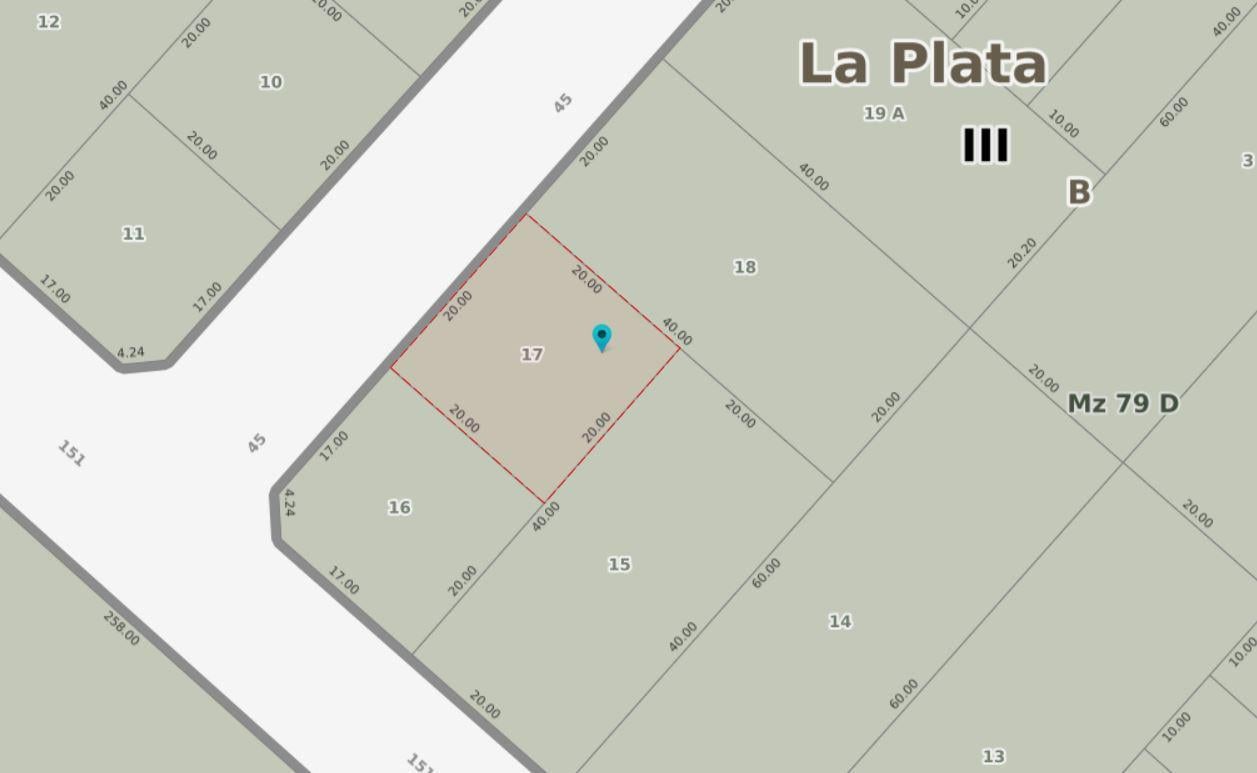Terreno en venta en La Plata