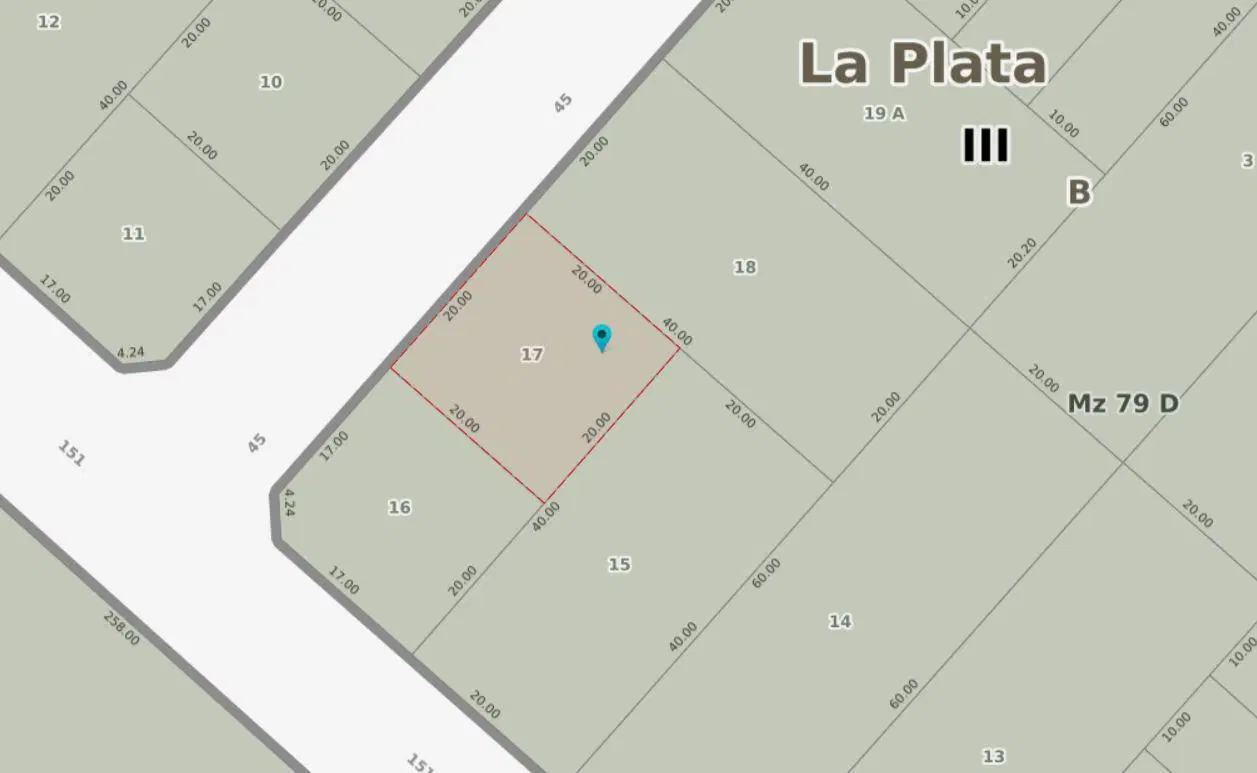 Terreno en venta en La Plata 1