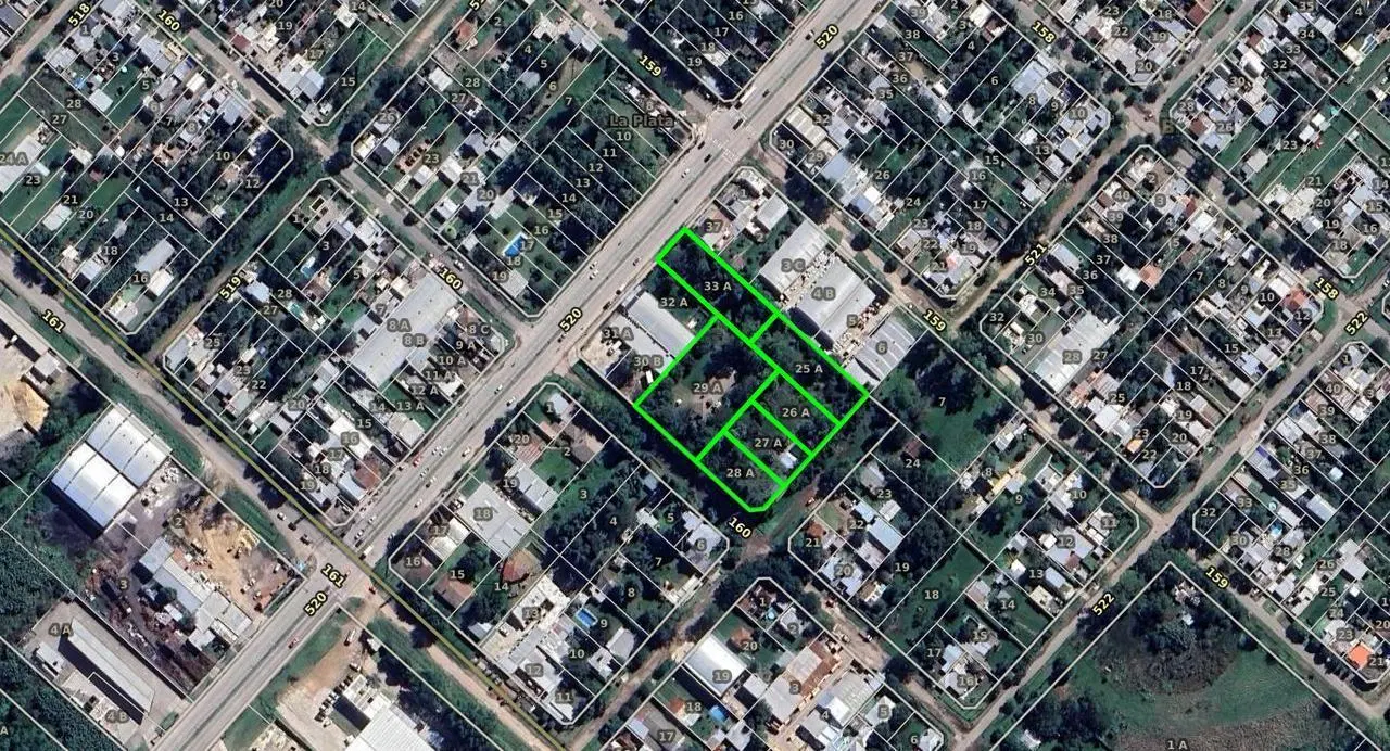 Terreno a la venta en 520 2
