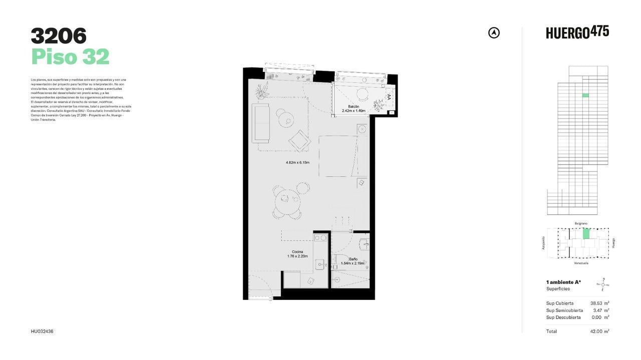 Departamento - Puerto Madero - Huergo 475