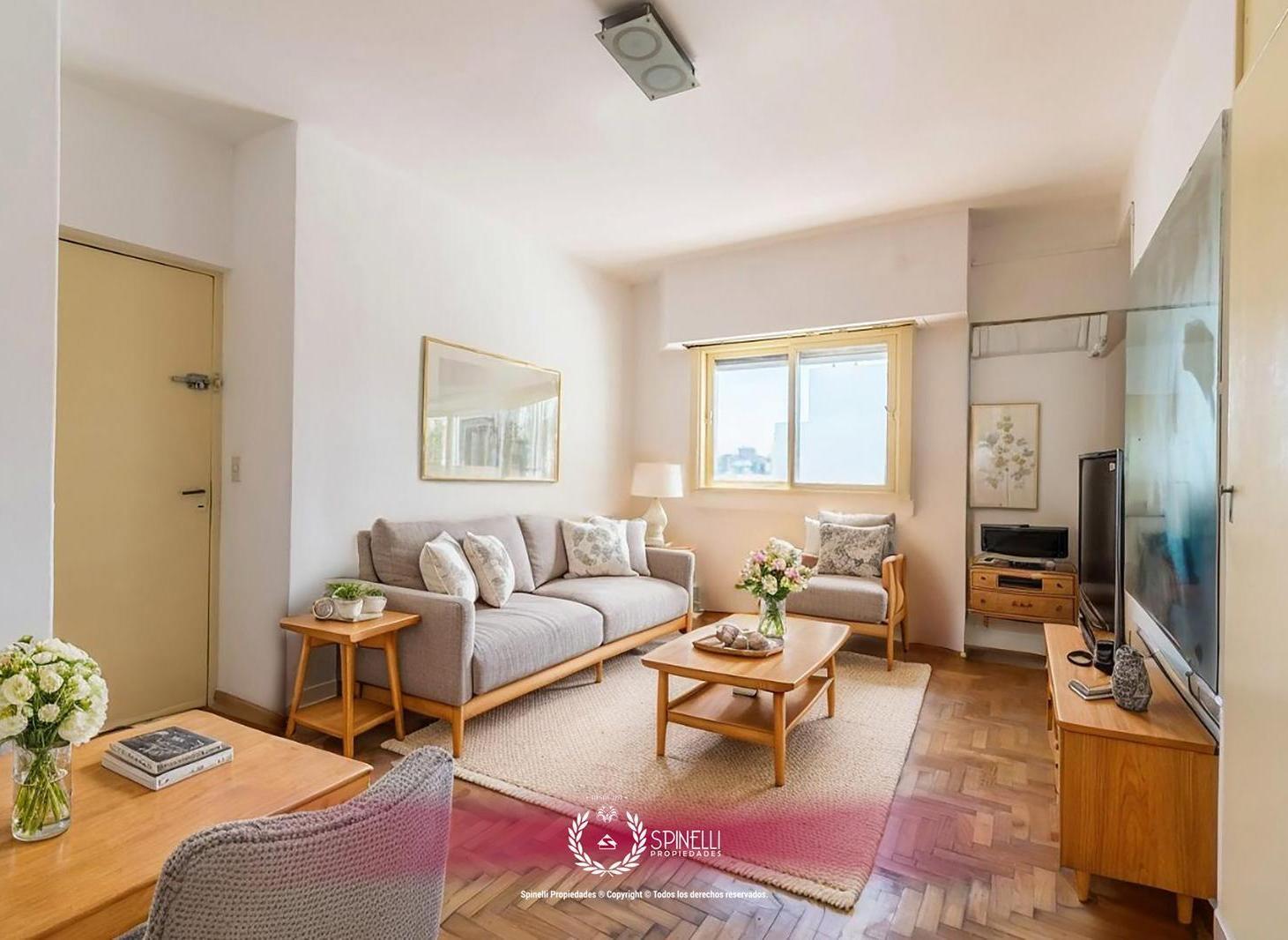 Venta departamento semipiso 1 ambiente 30M² en San Cristóbal muy luminoso apto crédito hipotecario