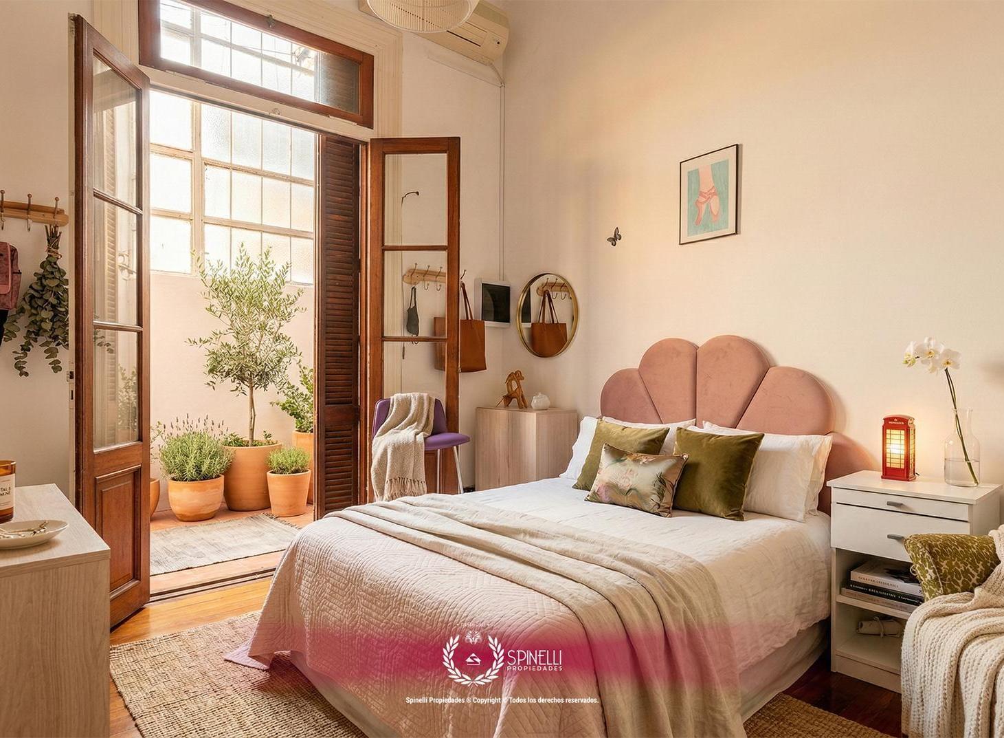 Venta deptamento 2 amb entrepiso dormitorio 2 altillo 45M² lateral Almagro Apto Crédito Banco Ciudad